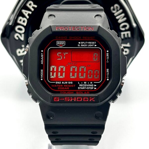 Relógio Masculino G-Shock Digital DW preto vermelho c/caixa a prova dagua