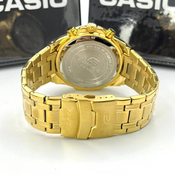 Relógio Casio Edifice dourado com caixa - a prova d agua (100% Funcional) - Image 3