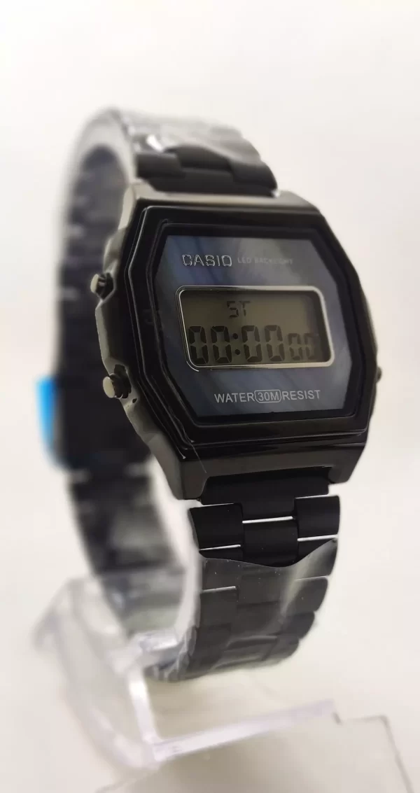 Relógio Casio Vintage global preto unissex feminino a prova dagua - Image 3