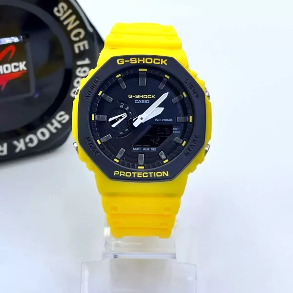 Relógio Masculino G-Shock Ga-2110 amarelo a prova dagua